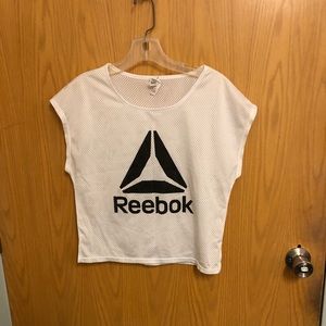 Reebok short sleeve mesh top